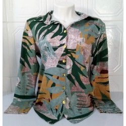 BLUSA FLORAL MANGA LONGA