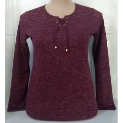 BLUSA COM AMARRAÇÃO MANGA...