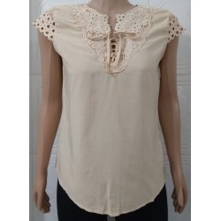 BLUSA SOCIAL COM RENDA